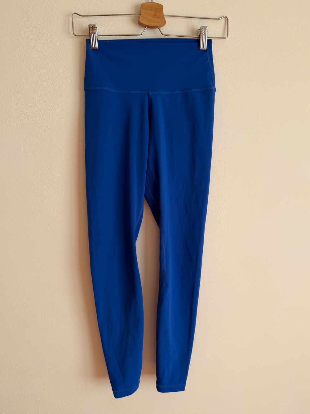 Colorfulkoala Buttery Soft High Waisted Full Length 7/8 Leggings Royal Blue S
